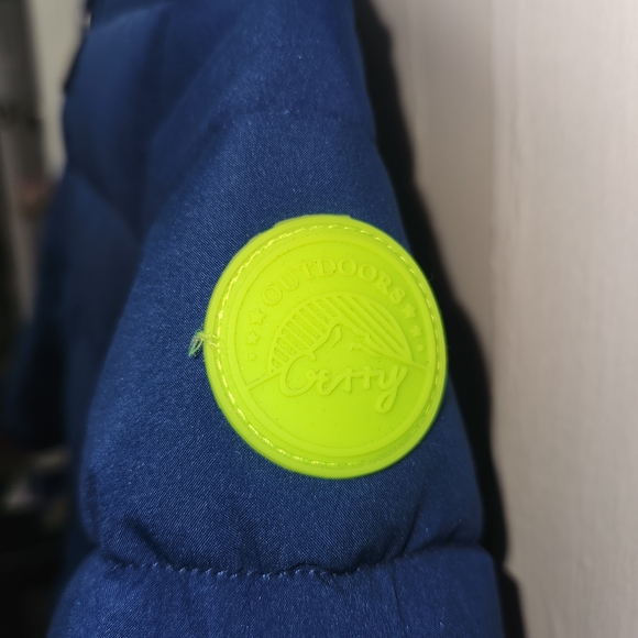 Gerry Weber Sporty Blue and Green Puffer Coat - Picture 3 of 9